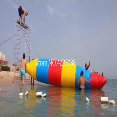 Newest 5*2m Inflatable Water Blob Jump Pillow Water Blob Jumping Bag Inflatable Water Trampoline For Sale