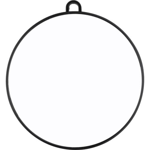 Large Round Handheld Salon Mirror Hand Held Hair Styling Makeup Mirror