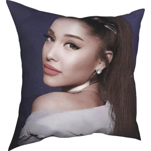 Ariana Grande decorative cushion cover sexy beauty 45cm linen pillow residential culture