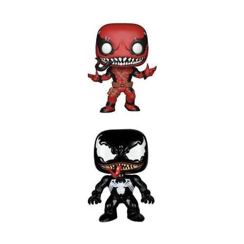 Venompool 300# in red Venom 82 in black Collection Action Figure Toys Red Cloth Mulan Model Dolls Gifts for Kids