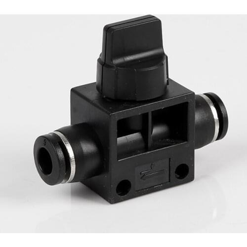 Pneumatic Hand Valve Fittings 4mm 10mm 12mm 8mm 6mm Hose Tube Adjust Flow Air Pressure Switch