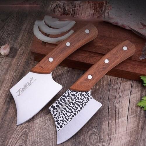 Pocket Mini Fishing Knife Stainless Steel Sharp Chef Knife for Meat Fish Fruit Vegetables Cutter Butcher Cleaver