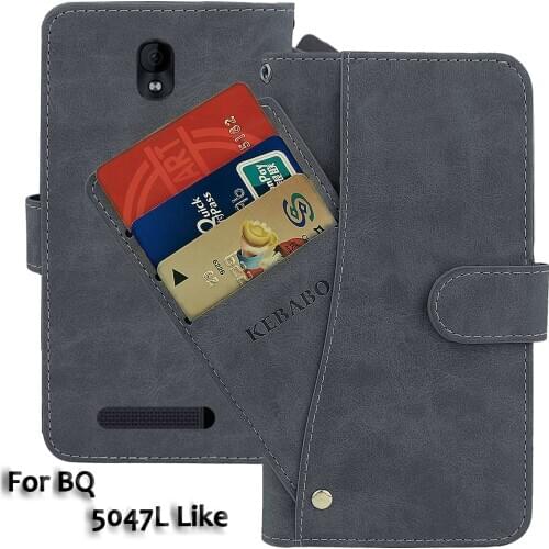 Leather Wallet BQ 5047L Like Case 5" Flip Fashion Luxury Front Card Slots Cases Cover Business Magnetic Phone Bags