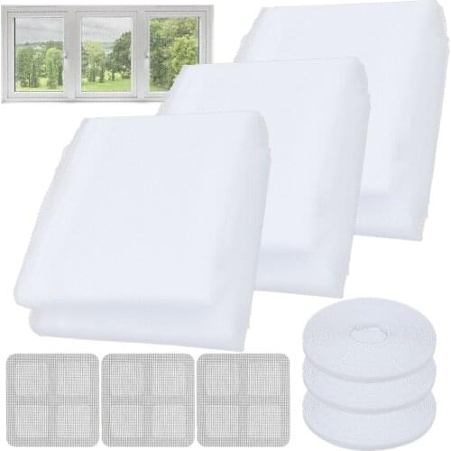 Insect Window Screen Mesh Indoor Fly Mosquito Window Screen Curtain Mosquito Netting Door Anti Mosquito Net for Kitchen Window