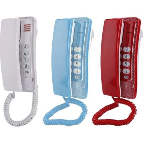 'mini telephone' Wall Mount Landline Telephone Extension No Caller ID Home Phone For Hotel Family