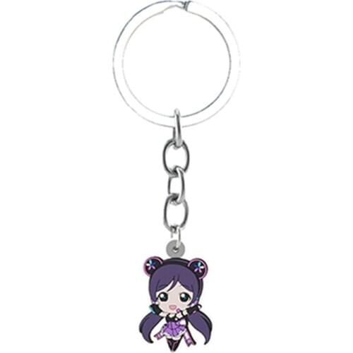 NEW ARRIVAL Anime Love Live Key Chains For School Girls Epoxy Resin Pendant Keychains Cute Backpack Jewelry