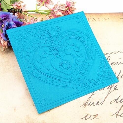 Easter plastic love totem template craft card making paper card album wedding decoration Embossing folders