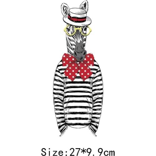 Patches Cute Animal Cartoon Unicorn Patch For Clothing DIY Patch Iron On Transfers Children Clothes Bag Washable Heat Transfer