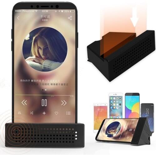 Portable Sound Amplifier Phone Holder Stand Universal Phone Holder Audio Speaker Holder Bracket Stand For Mobile Phones Holder