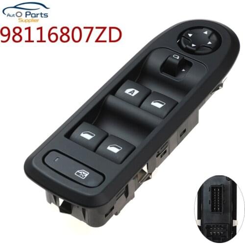 NEW 98116807ZD Electric Power Window Regulator Master Switch Folding For Citroen C4 auto part