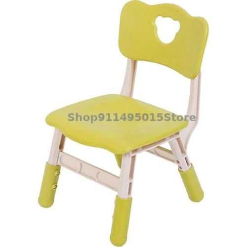 Childrens Dining Chair Kindergarten Chair Adjustable Learning Chair Baby Home Back Chair Thickening And Lifting
