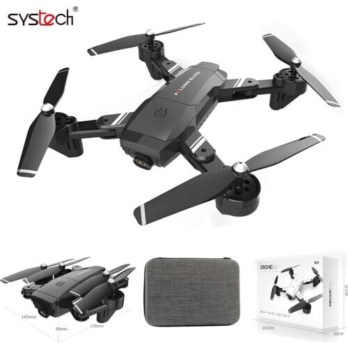 Systech S6 2.4G wifi foldable FPV drone rc toys with 720P/1080P/4K HD dual camera professional quadcopter selfie drones