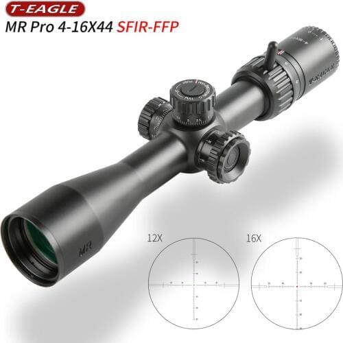 Tactical MR Pro 4-16X44SFIR FFP Scope First Focal Plane Hunting Air Riflescope R&G Illuminated Sights 1/10MIL Fit .308 win