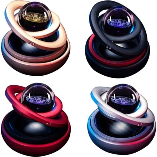 Solar Energy Rotating Air Freshener Fragrance Diffuser Car Interior Decoration for Office Home Vehicle A0NE