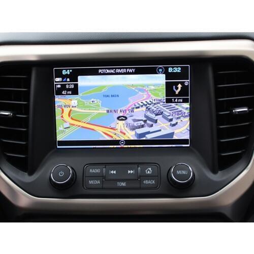 For 2016-2019 GMC Acadia Car GPS Navigation Screen Protector HD tempered glass film for Acadia Denali Accessories (8 inch)
