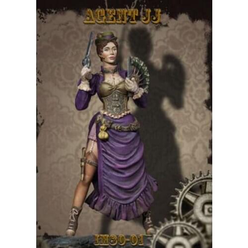 1/22 Assembly Resin Figure Kit Female Agent 80mm