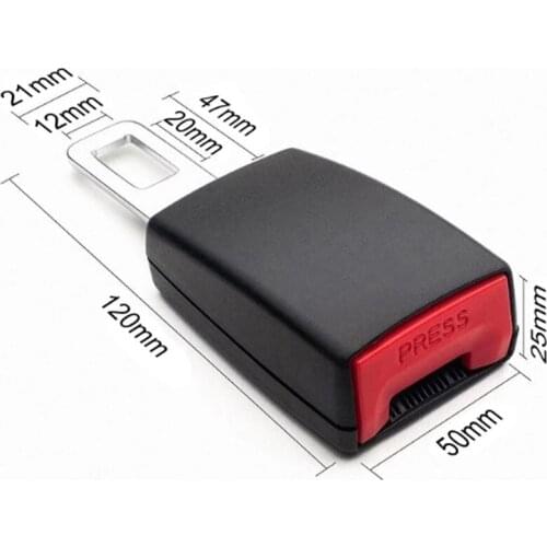 1Pc Car Seat Belt Buckle Clip Extender Car Safety Insuance Belts Extender Safety Belt Buckles Extension Accessories