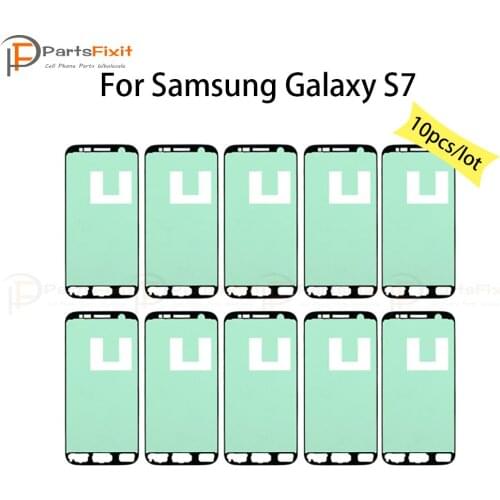10pcs/lot Front Housing Adhesive for Galaxy S7 Front Bezel Adhesive Tape Stickers