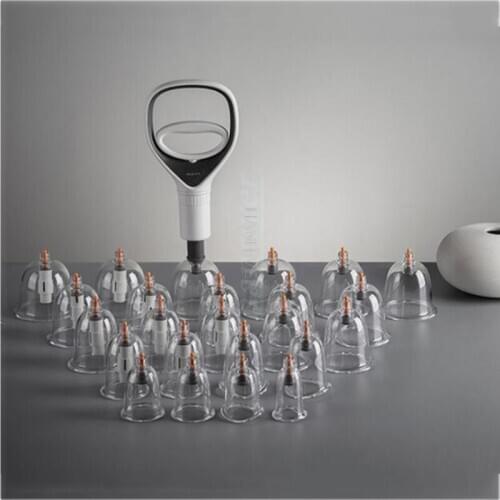 12 Cans HuaTuo Chinese Medical Cupping Vacuum Body Massage Set Health Care Therapy Relaxation Massage Cupping Gift Box set