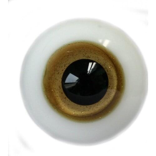 [wamami] Ej17# 14mm Dark Brown Shinny Glass For BJD Doll Dollfie Exquisite Eyes Outfit
