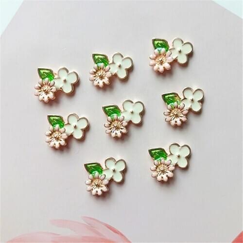 10 pcs/lot flower buttons Hairpin-Decoration Scrapbooking Accessories Decorative Buttons For Clothing Handmade Baby Buttons