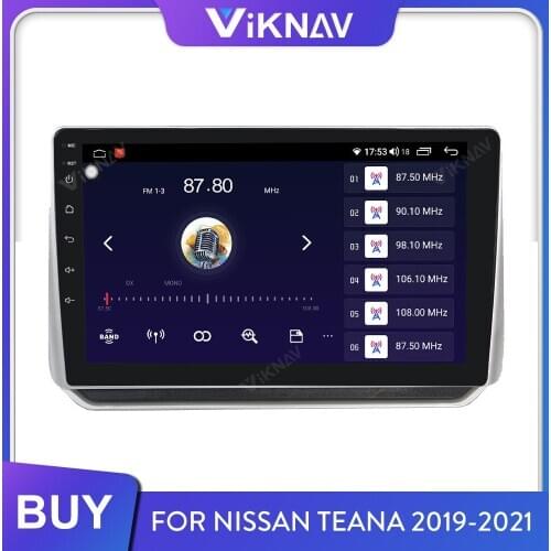 For nissan teana 2019 2020 2021 android radio multimedia player autoradio head unit gps navigation tape recorder 2din