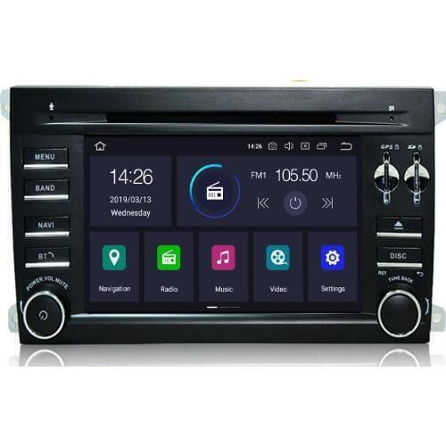DSP IPS 2 Din Android 10 64G Car DVD multimedia GPS for Porsche Cayenne 2003-2010 & Cayenne S 2003-2010 & Cayenne GTS 2003-2010
