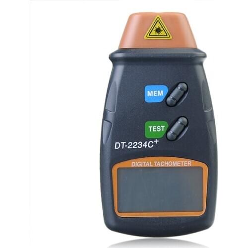 DT2234C+ Digital Laser RPM Tachometer Non Contact Measurement Tool