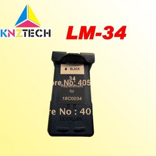 LM-34 black INK cartridge compatible for Lexmark 34 18C0034 P900/P4300/P6200/P6300/X3300/X5200/X7100/X7300/X8300