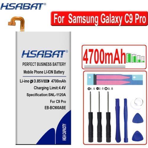 HSABAT EB-BC900ABE 4700mAh Battery for Samsung Galaxy C9 Pro for Galaxy C9 Pro Duos / SM-C9000 SM-C9008 SM-C900F SM-C900Y
