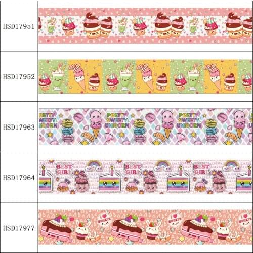 HSDRibbon free shipping 3" 75mm heat transfer printed hsd-design series Grosgrain Ribbon 50Yards/Roll