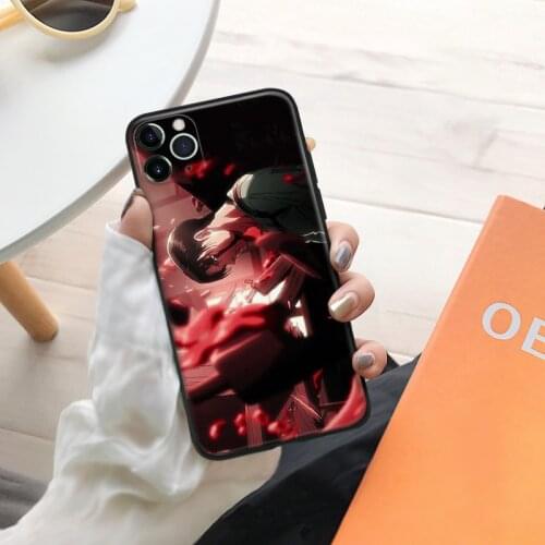 Attack On Titan Levi soft silicone for iPhone Se 6 6s 7 8 Plus X XR XS 11 12 Mini Pro Max glass TPU phone case cover shell