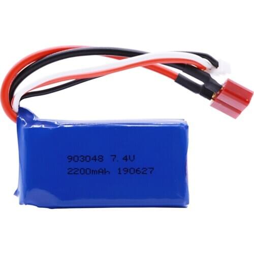 High capacity 7.4V 2200mAh 2S Lipo Battery For WLtoys A959-B A969-B A979-B K929-B RC toys Truck Car helicopter boats accessories