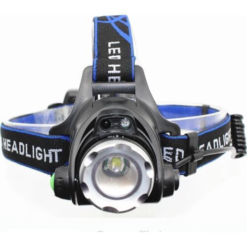 10000LUMS IR Sensor Headlamp T6 Headlight Induction USB Rechargeable Lantern LED Head Lamp Flashlight Torch By 18650