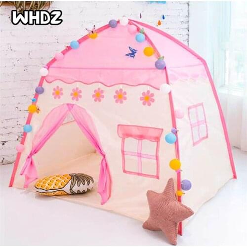 Portable Childrens Tent Indoor and Outdoor Folding Kids Tents Baby Play House Large Girls Princess Castle Child Room Decor