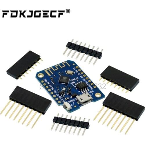 Wemos D1 Mini V3.0.0 WIFI Internet of Things Development Board Based ESP8266 CH340 CH340G 4MB For Arduino Nodemcu V2 MicroPython