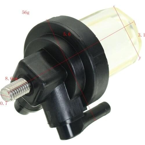 Motorcycle Outboard Fuel Filter Assy for Yamaha Outboard Motor Fit 15HP-30HP 61N-24560-00-00 Size 8.6 x 5.6cm