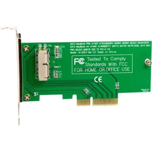 Xiwai PCI Express PCI-E to 2013 2014 2015 Apple Laptop Pro Air SSD Convert Card for A1493 A1502 A1465 A1466