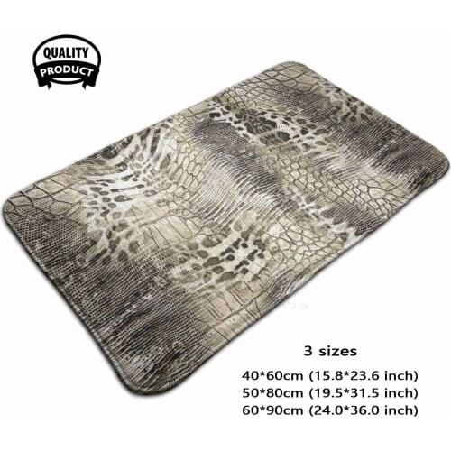 Luxury Snake Print 3 Sizes Home Carpet Snake Reptile Animal Pattern Extrava Luxury Fun Fancy Trendy Stylish Fashionable Modern