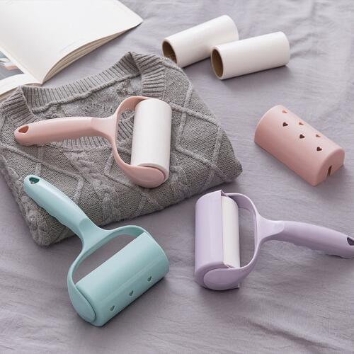 Removable Sticky Hair Roller Felt Sticky Paper Household Clothes Sofa Pets Hair Removal Stick Artifact Roll Brush
