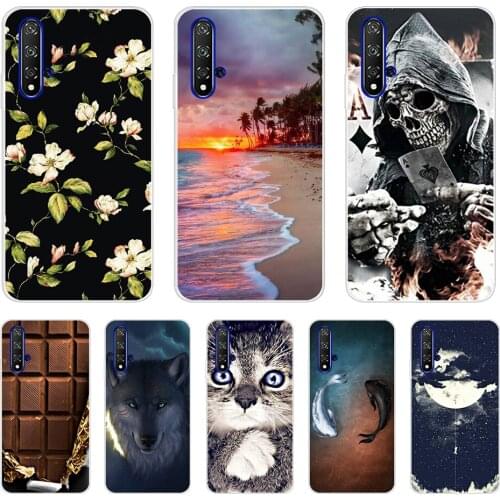 Case For Honor 20 Silicon Back Cover Phone Case For Huawei Honor 20 Pro Lite YAL-L21 YAL-L41 Luxury Cover Full 360 Protective