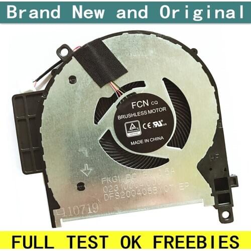 New laptop CPU cooling fan Cooler Notebook PC for HP WASD OMEN ENVY X360 15-CN 15-CP TPN-W134 TPN-W135 DFS200405BY0T FKG1