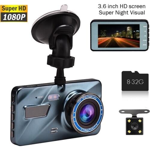 HD 1080P 170° wide angle 32G DVR Dash Camera Video recorder For car Rear view camera drive recorder usb camera Dvr 3 in 1