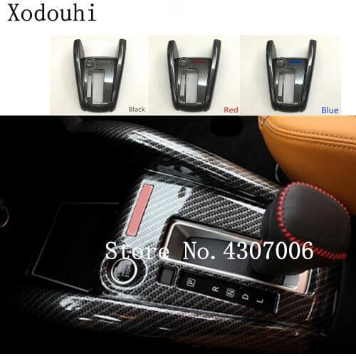 Car Inner Inside Middle Handbrake Gear Shift Stall Paddle Cup Switch Armrest Frame Trim For Nissan Kicks 2017 2018 2019 2020