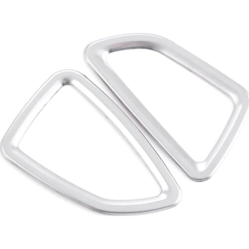 High Quality 2PCS stainless steel For Hyundai Tucson 2015 2016 2017 interior Ring outlet decoration car stickers