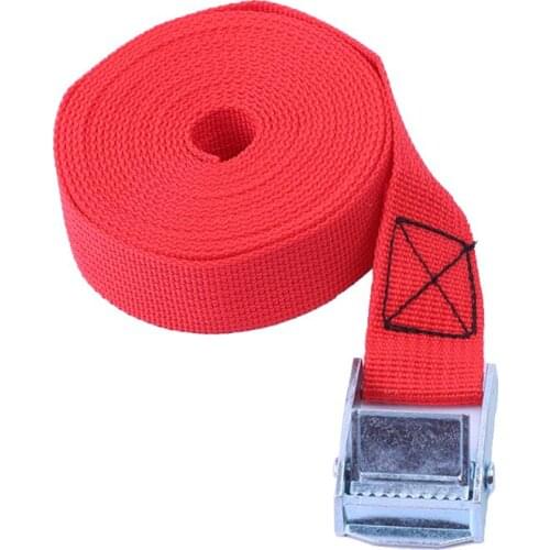 2M Buckle Tie-Down Belt cargo straps for Car motorcycle bike With Metal Buckle Tow Rope Strong Ratchet Belt for Luggage Bag