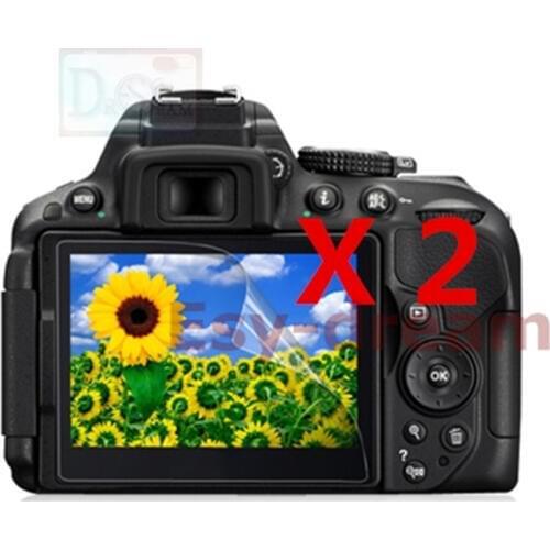 2pcs High Quality LCD Display Screen Film Protector for Nikon D5300 D5500 D5600 PB432