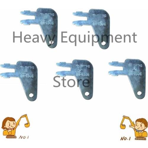 1pc 8398 8H-5306 Forked Keys for CAT Caterpillar Power Switch Key Master Disconnect Key free shipping
