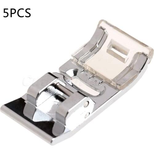New 5 Pcs High Quality Presser Foot Domestic Sewing Machine Elastic Presser Foot NO.7568-2