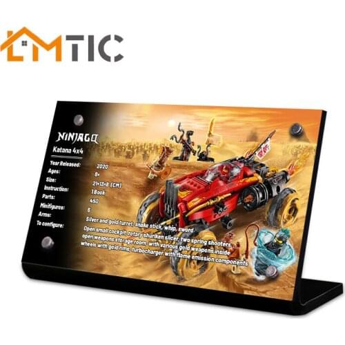 Acrylic display stand brand for 70675 Katana Samurai sword toys building blocks kid gifts,kid toys